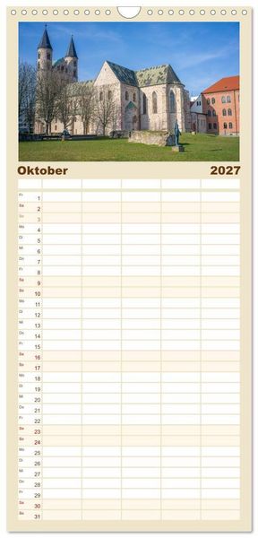 Produktbild: Familienplaner 2027 - Magdeburg an der Elbe - Der Planer mit 5 Spalten (Wandkalender, 21 x 45 cm) CALVENDO