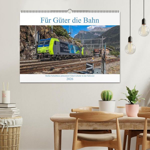Produktbild: F&uuml;r G&uuml;ter die Bahn (Wandkalender 2026 DIN A2 quer), CALVENDO Monatskalender