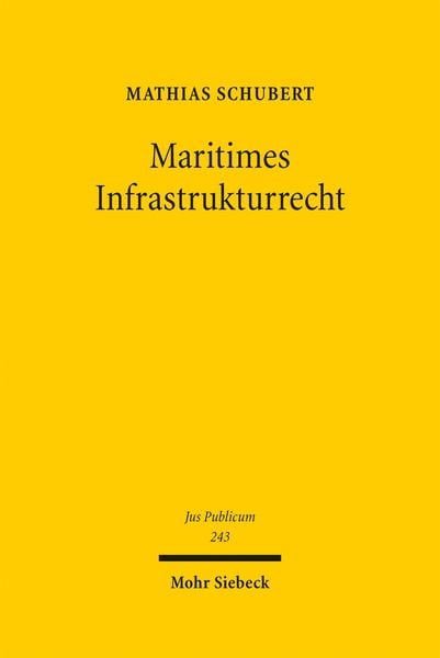 Produktbild: Maritimes Infrastrukturrecht