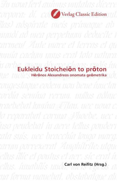 Produktbild: Eukleidu Stoicheion to proton