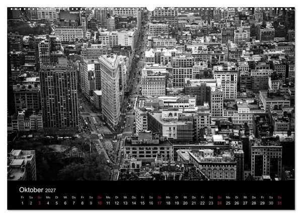 Produktbild: New York 2027 (hochwertiger Premium Wandkalender 2027 DIN A2 quer), Kunstdruck in Hochglanz