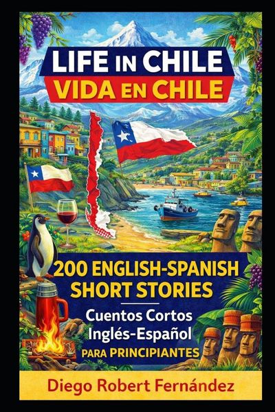 Produktbild: Life in Chile 200 English-Spanish Bilingual Short Stories for Beginners