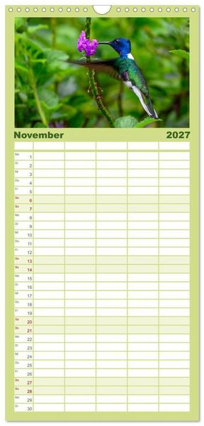 Produktbild: Familienplaner 2027 - Costa Rica - Naturparadies zwischen Karibik und Pazifik mit 5 Spalten (Wandkalender, 21 x 45 cm) CALVENDO