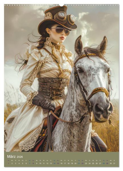 Produktbild: Steampunk Ladies auf Tour (Wandkalender 2026 DIN A2 hoch), CALVENDO Monatskalender