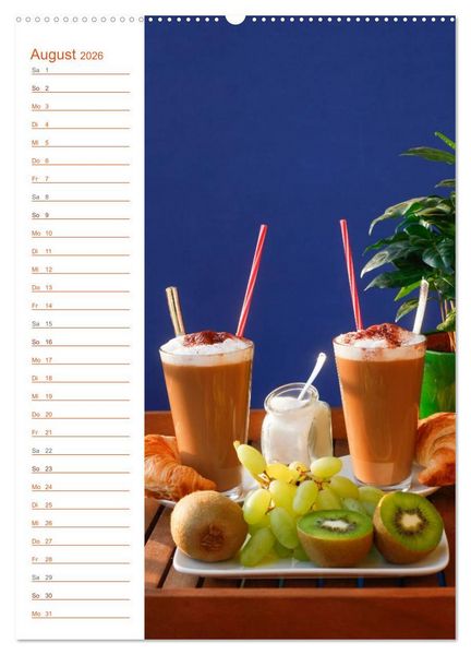 Produktbild: K&ouml;stliche Kaffeespezialit&auml;ten (Wandkalender 2026 DIN A2 hoch), CALVENDO Monatskalender