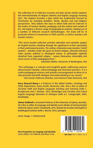 Produktbild: Spirituality and English Language Teaching