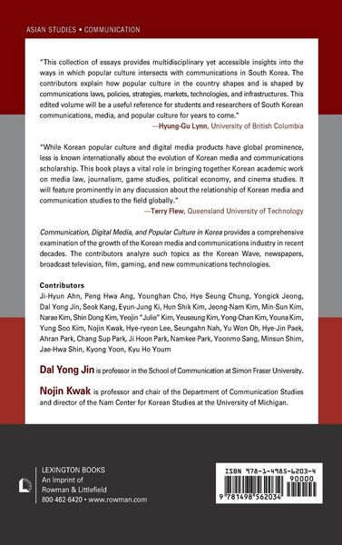 Produktbild: Communication, Digital Media, and Popular Culture in Korea