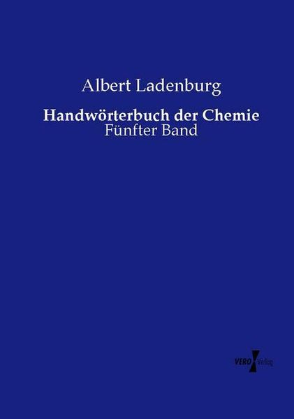 Produktbild: Handw&ouml;rterbuch der Chemie