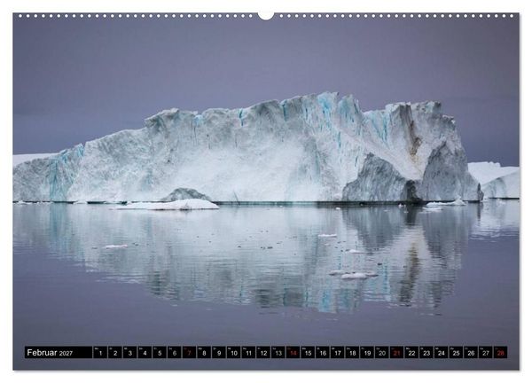 Produktbild: Ilulissat Eisfjord, Gr&ouml;nland. EIS - FORM UND LICHT (hochwertiger Premium Wandkalender 2027 DIN A2 quer), Kunstdruck in Hochglanz