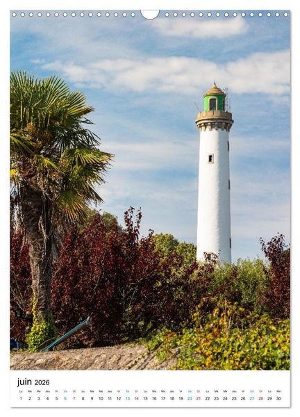 Produktbild: Phares Bretons Gardiens de la c&ocirc;te bretonne (Calendrier mural 2026 DIN A3 horizontal), CALVENDO calendrier mensuel