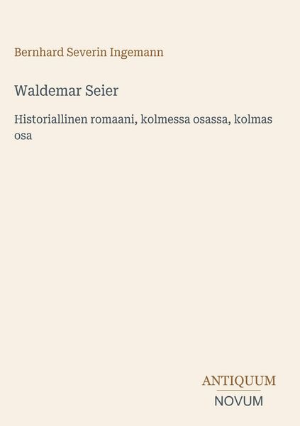 Produktbild: Waldemar Seier