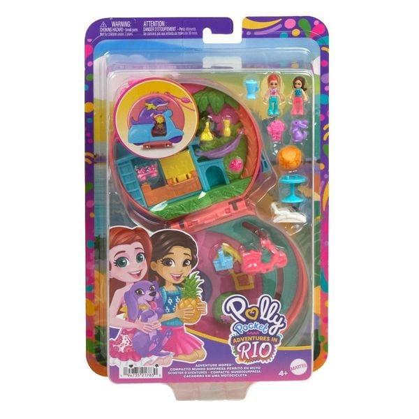 Polly Pocket Adventure Moped Schatulle