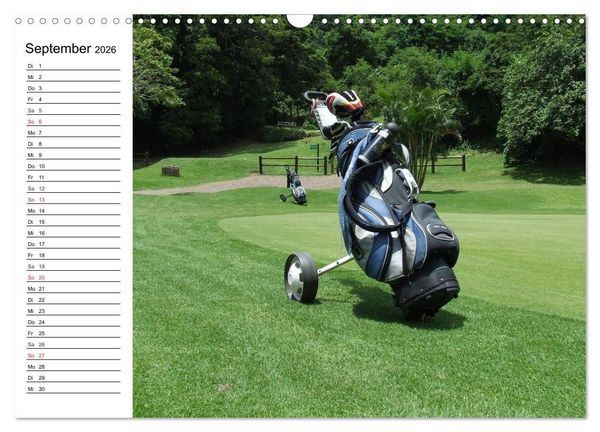Produktbild: Abenteuer Golfspielen. Impressionen (Wandkalender 2026 DIN A3 quer), CALVENDO Monatskalender