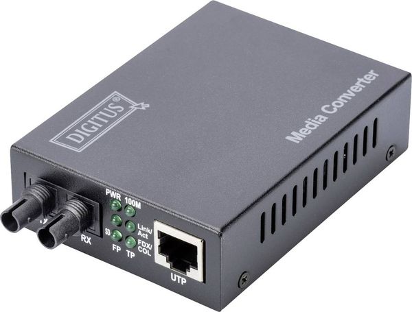 Digitus DN-82010-1 LAN, ST Simplex Netzwerk-Medienkonverter 100 MBit/s