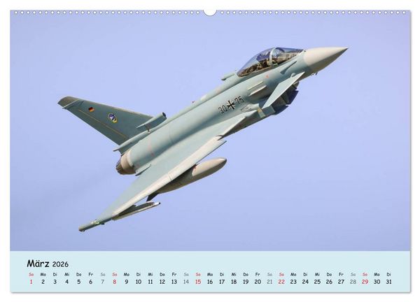 Produktbild: Luft&uuml;berlegenheit - Kampfjets in Aktion (Wandkalender 2026 DIN A2 quer), CALVENDO Monatskalender