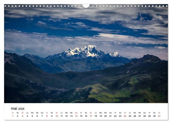 Produktbild: Le massif de Belledonne, vues sur les Alpes (Calendrier mural 2026 DIN A3 vertical), CALVENDO calendrier mensuel