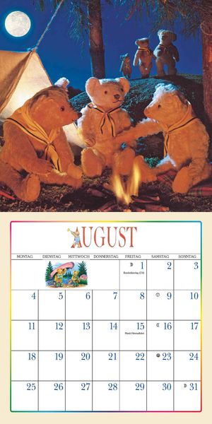 'Der Teddybär 2025 - Broschürenkalender - Wandkalender - Format 30 x 30 
