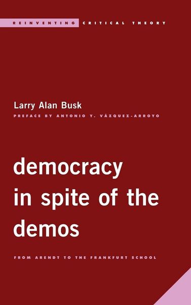 Produktbild: Democracy in Spite of the Demos
