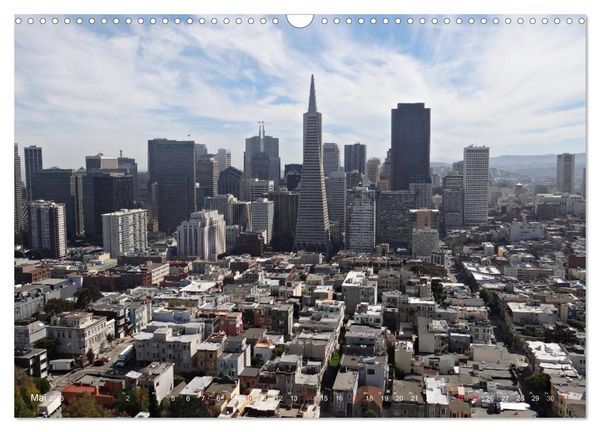 Produktbild: San Francisco Westk&uuml;ste USA (Wandkalender 2026 DIN A3 quer), CALVENDO Monatskalender