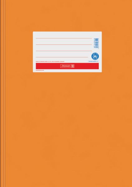 Produktbild: Brunnen Hefth&uuml;lle A4, Papier extrastark, orange