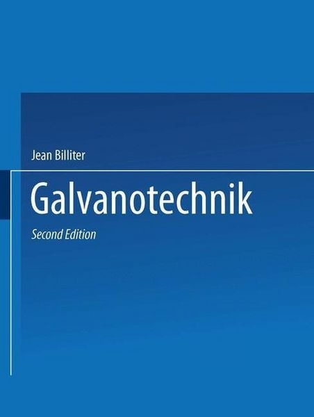 Produktbild: Galvanotechnik