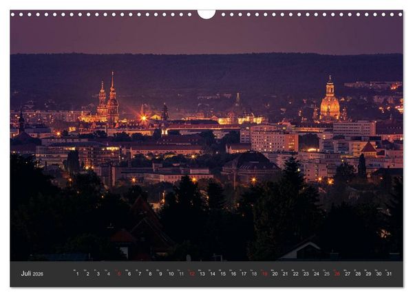 Produktbild: Barockstadt Dresden (Wandkalender 2026 DIN A3 quer), CALVENDO Monatskalender