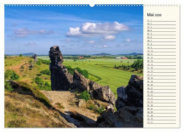 Produktbild: Der Harz - Sagenumwoben und Wildromantisch (hochwertiger Premium Wandkalender 2026 DIN A2 quer), Kunstdruck in Hochglanz
