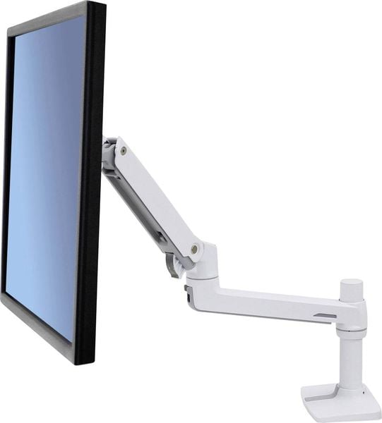 Ergotron LX Arm Desk Mount 1fach Monitor-Tischhalterung 38,1 cm (15') - 86,4 cm (34') Weiß Höhenverstellbar, Neigbar, Sc