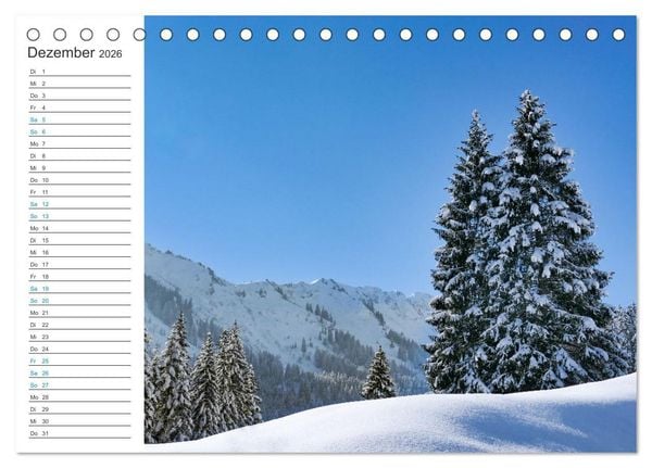 Produktbild: Faszination Alpen (Tischkalender 2026 DIN A5 quer), CALVENDO Monatskalender