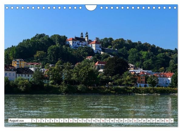 Produktbild: Passau die Barockstadt an der Donau (Wandkalender 2026 DIN A4 quer), CALVENDO Monatskalender