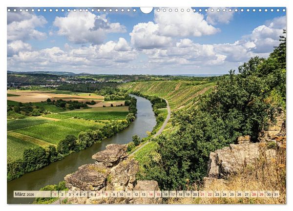 Produktbild: Am Neckar zwischen T&uuml;bingen und Heidelberg (Wandkalender 2026 DIN A3 quer), CALVENDO Monatskalender