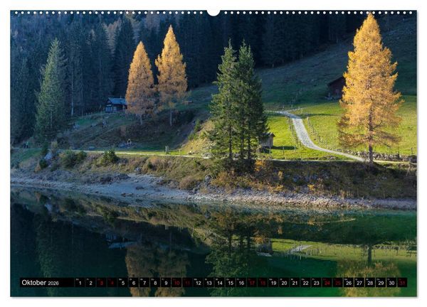 Produktbild: Seen - Berge - Salzkammergut (Wandkalender 2026 DIN A2 quer), CALVENDO Monatskalender