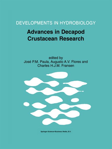 Produktbild: Advances in Decapod Crustacean Research