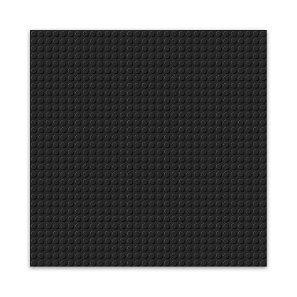 Produktbild: BRIXIES 225012 - Platte 32 x 32 Basic schwarz, Bauplatte, 1 St&uuml;ck