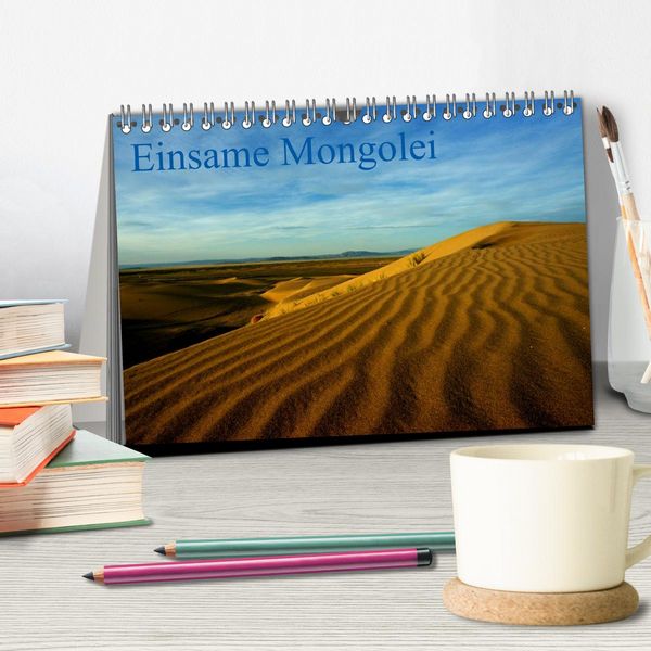 Produktbild: Einsame Mongolei (Tischkalender 2026 DIN A5 quer), CALVENDO Monatskalender