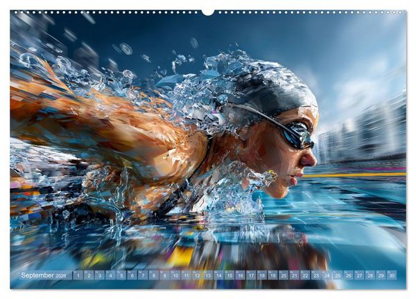 Produktbild: Gro&szlig;e Momente des Sports (hochwertiger Premium Wandkalender 2026 DIN A2 quer), Kunstdruck in Hochglanz