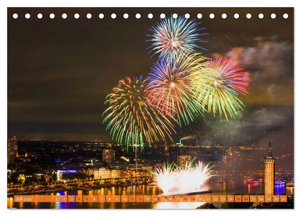 Produktbild: Von K&ouml;lner D&auml;chern (Tischkalender 2026 DIN A5 quer), CALVENDO Monatskalender