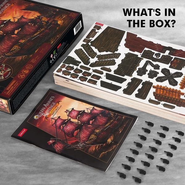 Produktbild: CUBICFUN - 3D Puzzle Queen Annes Revenge 391 Teile