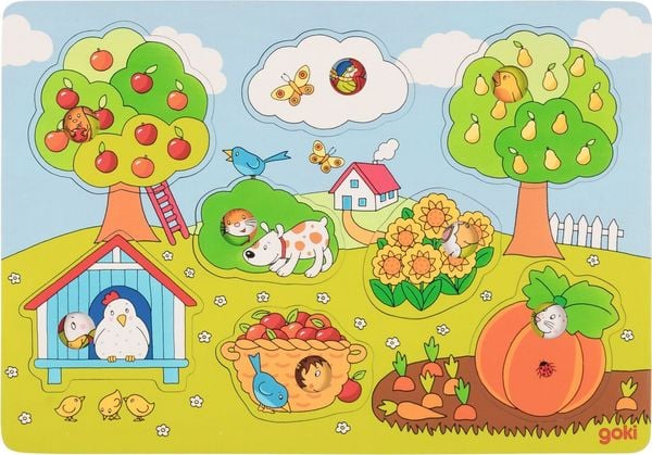 Produktbild: Hintergrundbildpuzzle Im Garten