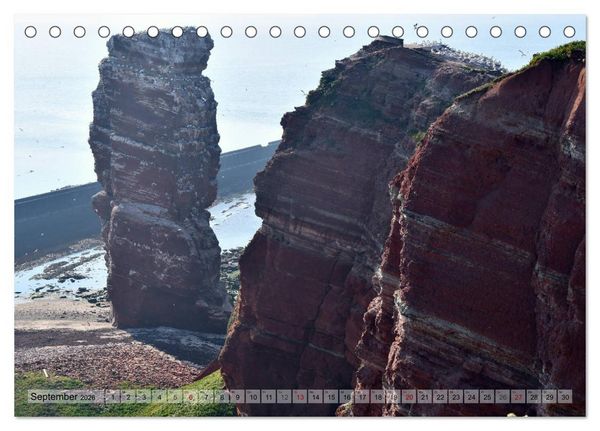 Produktbild: Sch&ouml;ne Insel Helgoland (Tischkalender 2026 DIN A5 quer), CALVENDO Monatskalender