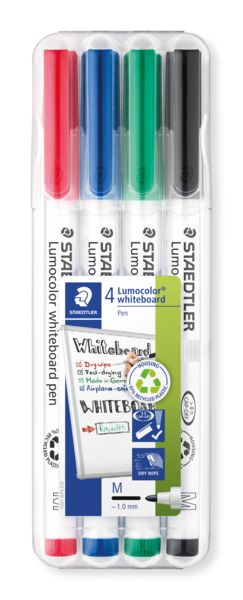 Produktbild: STAEDTLER Whiteboard-Marker Lumocolor whiteboard pen 301, 4er Set