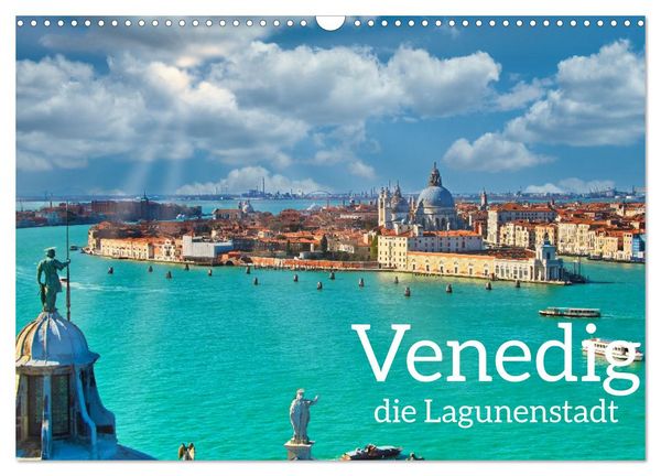Produktbild: Venedig - Die Lagunenstadt (Wandkalender 2026 DIN A3 quer), CALVENDO Monatskalender
