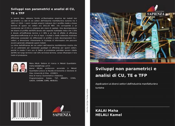 Produktbild: Sviluppi non parametrici e analisi di CU, TE e TFP