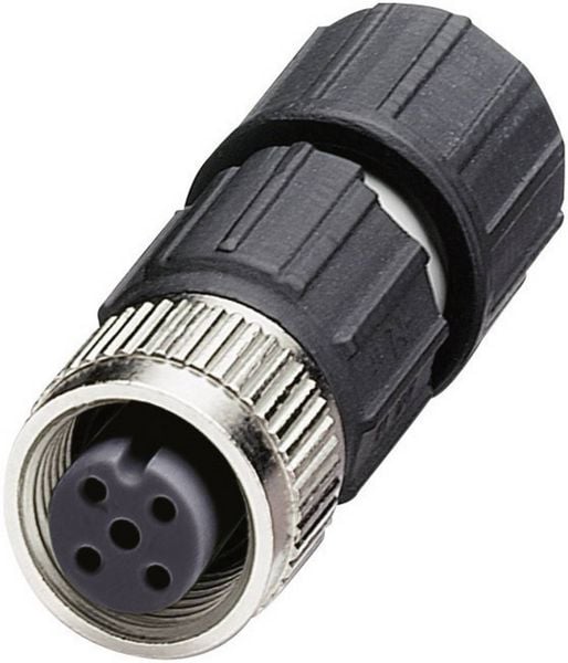 Produktbild: Phoenix Contact 1641688 Sensor-/Aktor-Steckverbinder, unkonfektioniert M12 Buchse, gerade Polzahl Sensoren: 4 1 St.