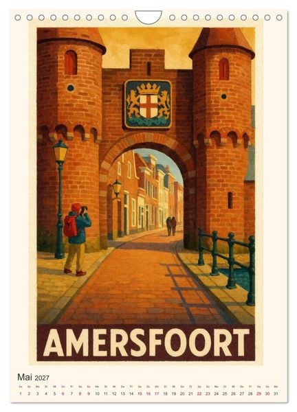 Produktbild: Charmante Holland-Ansichten (Wandkalender 2027 DIN A4 hoch), CALVENDO Monatskalender