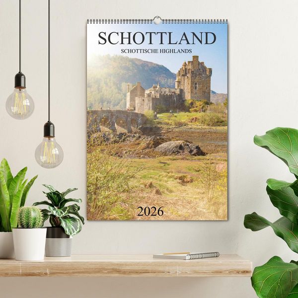 Produktbild: Schottland -Schottische Highlands (Wandkalender 2026 DIN A2 hoch), CALVENDO Monatskalender