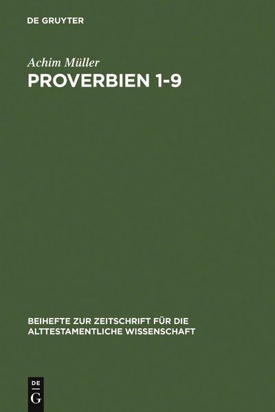 Produktbild: Proverbien 1-9