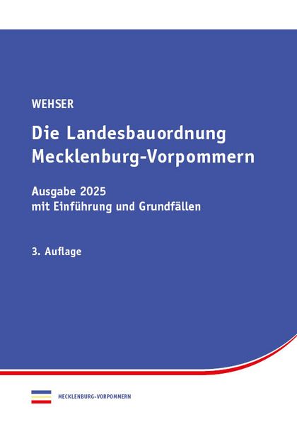 Produktbild: Landesbauordnung Mecklenburg-Vorpommern