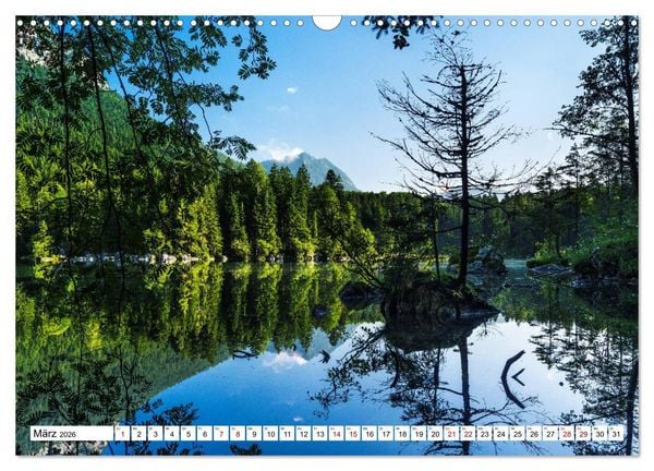 Produktbild: Alpen gespiegelt (Wandkalender 2026 DIN A3 quer), CALVENDO Monatskalender