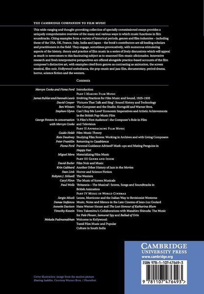 Produktbild: The Cambridge Companion to Film Music